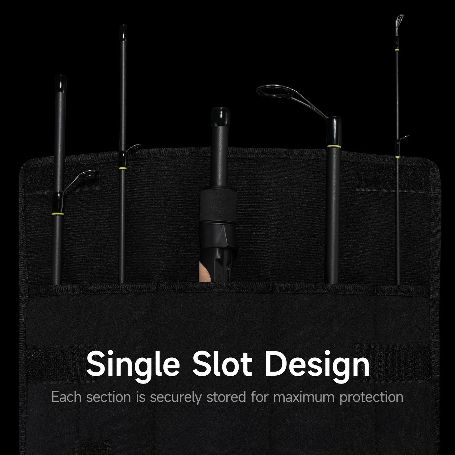 HANDING 40-43cm Travel Fishing Rod 5-6 Sections Seaguide Guide Ring Portable and Protective Rod for Trip Fast Action Fishing Rod