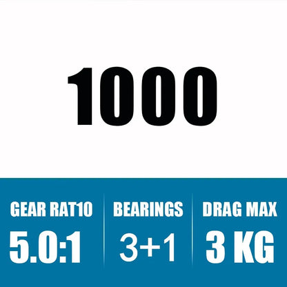 Shimano Sienna Spinning Reel – AR-C Spool, Sizes 500–4000